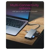 D ICY BOX IB-DK4040a-CPD 10 in 1 USB-C Docking station