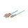 Patchkabel LWL Duplex OM3 (Multimode, 50/125) LC/SC, LSZH, austauschbare Polarität, 2m, Good Connections®