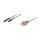 Patchkabel LWL Duplex OM3 (Multimode, 50/125) SC/ST, LSZH, austauschbare Polarität, 3m, Good Connections®
