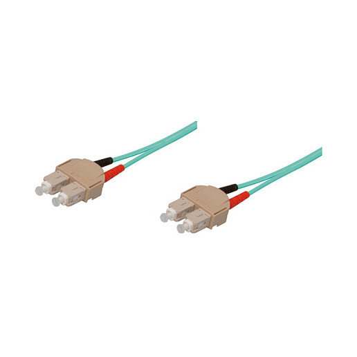 Patchkabel LWL Duplex OM3 (Multimode, 50/125) SC/SC, LSZH, austauschbare Polarität, 5m, Good Connections®