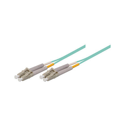 Patchkabel LWL Duplex OM3 (Multimode, 50/125) LC/LC, LSZH, austauschbare Polarität, 15m, Good Connections®