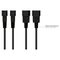 Good Connections Kaltgeräteverlängerung an C5 schwarz 5m