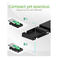 ICY-BOX IB-RD2253-C31 RAID Gehäuse fr 2x HDD/SSD
