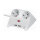 Brennenstuhl Tischsteckdose 2x 2-USB Ports 2100mA weiß