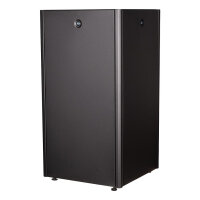 ROLINE 19-Zoll Netzwerkschrank Basic 22 HE, 600x600 BxT Glastr schwarz
