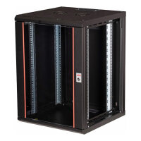 ROLINE 19-Zoll Wandgehuse Pro 16 HE, 600x600 BxT schwarz