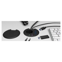 ICY BOX IB-HUB1430 - 4 Port USB 3.2 Gen 1 Tisch-Hub