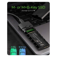 IcyBox Spade Case 1806 NVMe M.2 USB 3.2 Gen 2 Type-C