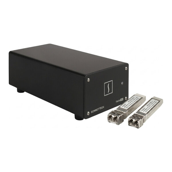 Sonnet Twin10G SFP28 Thunderbolt Dual Port 10Gb Ethernet Adapter (Mellanox)