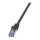 LogiLink PrimeLine Patchkabel CAT6a RJ45 S/FTP PiMF LSZH 1m Schwarz