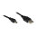GoodConnections USB 2.0 A > Mini-B 5-pin(ST-ST) 1m Adapterkabel Schwarz