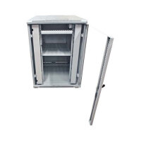 ALLNET Netzwerkschrank 19" 42HE B800/T1200mm Glastür Lichtgrau SNB-Serie