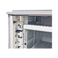 ALLNET Netzwerkschrank 19" 42HE B800/T1200mm Glastür Lichtgrau SNB-Serie