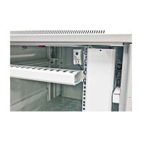 ALLNET Netzwerkschrank 19" 42HE B800/T1200mm Glastür Lichtgrau SNB-Serie
