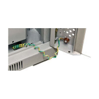 ALLNET Netzwerkschrank 19" 42HE B800/T1200mm Glastür Lichtgrau SNB-Serie