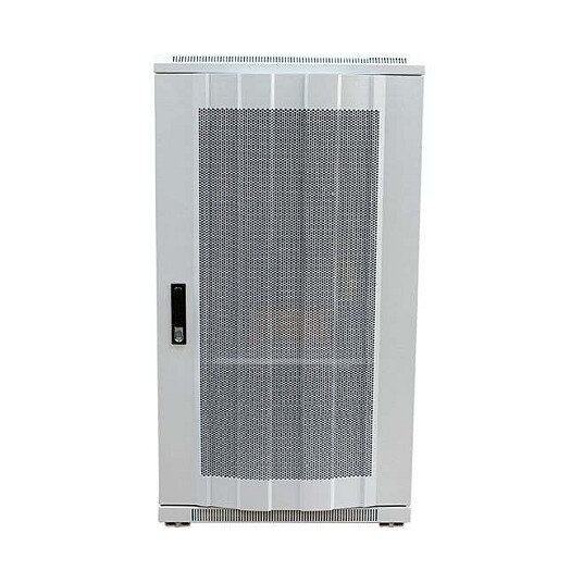 ALLNET Netzwerkschrank 19" 42HE B600/T1200mm perforierte Blechtüren Lichtgrau SNB-Serie