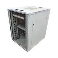 ALLNET Netzwerkschrank 19" 22HE B800/T1000mm Glastür Lichtgrau SNB-Serie