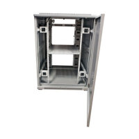 ALLNET Netzwerkschrank 19" 22HE B800/T 900mm Glastür Lichtgrau SNB-Serie