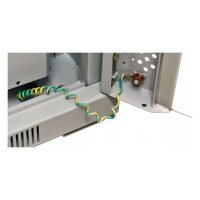 ALLNET Netzwerkschrank 19" 32HE B800/T1000mm Glastür Lichtgrau SNB-Serie
