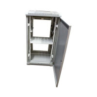 ALLNET Netzwerkschrank 19" 22HE B600/T1200mm Glastür Lichtgrau SNB-Serie