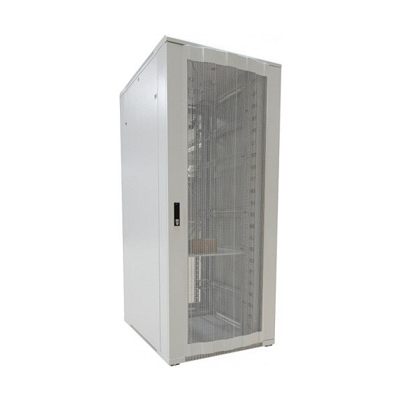 ALLNET Netzwerkschrank 19" 32HE B800/T1000mm perforierte Blechtüren Lichtgrau SNB-Serie