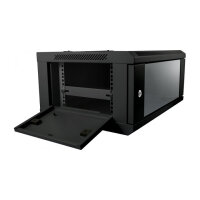 ALLNET Netzwerkschrank 19" 6HE 1-teilig T600mm Schwarz SMC-Serie