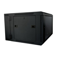 ALLNET Netzwerkschrank 19" 12HE 2-teilig T600mm Schwarz SMB-Serie