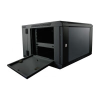 ALLNET Netzwerkschrank 19" 12HE 2-teilig T600mm Schwarz SMB-Serie
