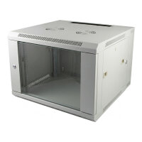 ALLNET Netzwerkschrank 19" 12HE 1-teilig T594/B541mm...