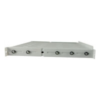 ALLNET Fachboden fest für 1100mm Schrank tiefe 1HE Lichtgrau t850-950mm