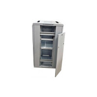 ALLNET Netzwerkschrank 19" 32HE B600/T 900mm Glastür Lichtgrau SNB-Serie
