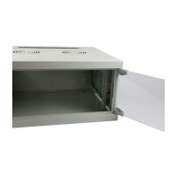 ALLNET Netzwerkschrank 19" 4HE 1-teilig T444/B541mm Lichtgrau SMQ-Serie
