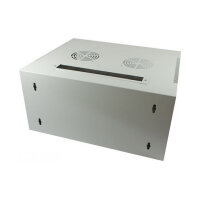 ALLNET Netzwerkschrank 19" 4HE 1-teilig T444/B541mm Lichtgrau SMQ-Serie