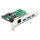PCI Express x1 Karte zu 3 x USB 5 Gbps Typ-A Buchse + 1 x Gigabit LAN