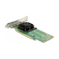 PCI Express x16 Karte zu 4 x intern NVMe M.2 Key M - Low...