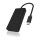 USB-C HUB 4Port ICY BOX 4xUSB-C 1xPower Delivery 100W passiv Black
