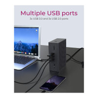 ICY BOX IB-DK2262AC USB-C/USB 3.0 16-in-1 PD 55W DockingStation
