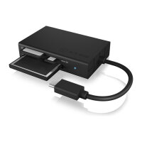 Adapter IcyBox ext. Kartenleser USB TypeC -> SD/microSD/CF retail