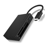 Adapter IcyBox ext. Kartenleser USB TypeC -> SD/microSD/CF retail