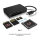 Adapter IcyBox ext. Kartenleser USB TypeC -> SD/microSD/CF retail