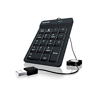 KeySonic TAS ACK-118BK Corded Nummernblock Silikon IP64 sw