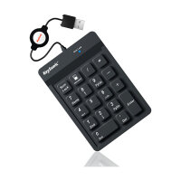 KeySonic TAS ACK-118BK Corded Nummernblock Silikon IP64 sw