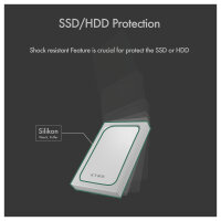 2.5 6cm 1x SATA 2.5" zu 1x USB 3.0 Host. Schreibschutz ICY BOX