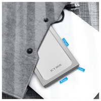 2.5 6cm 1x SATA 2.5" zu 1x USB 3.0 Host. Schreibschutz ICY BOX