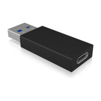Adapter ICY BOX USB-A > USB-C Black (M)