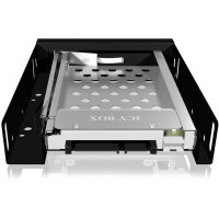 Wechselrahmen. 1xSATA 2.5" zu 1xSATA Host. trägerlos. für 3.5" Schacht ICY BOX
