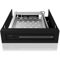 Wechselrahmen. 1xSATA 2.5" zu 1xSATA Host. trägerlos. für 3.5" Schacht ICY BOX