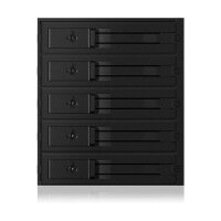 ICY BOX Backplane für 5x HDD für 3x 5,25" Schacht mit Schloss und Lüfter