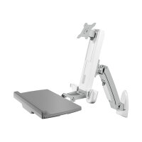 Sit-Stand-Workstation mit Wandhalterung für einen...