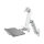 Sit-Stand-Workstation mit Wandhalterung für einen Monitor bis zu 24" ICY BOX